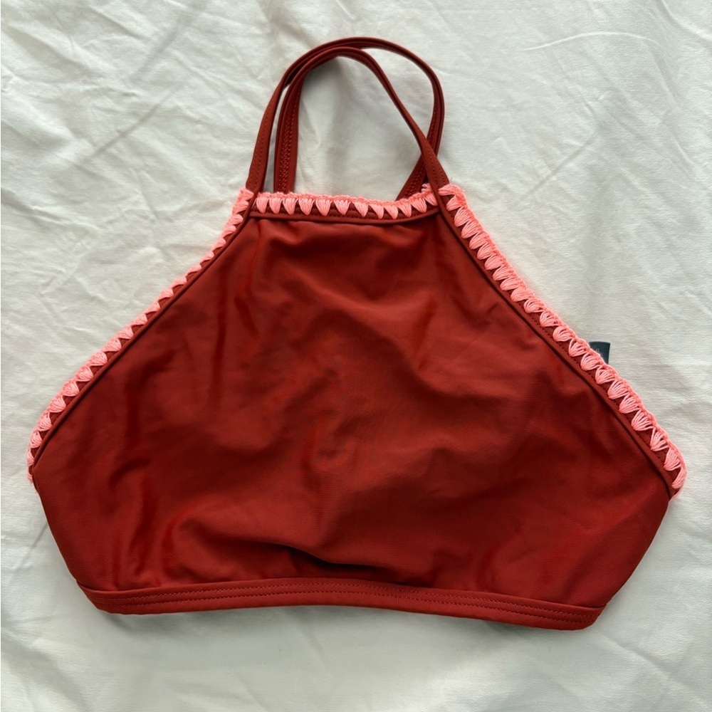 Aerie Women's Bikini Top in Red and Pink size XS - Picture 2 of 4